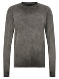 Thom Krom Gray Viscose T-Shirt