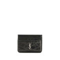 Saint Laurent Black Calf Leather Bos Taurus Wallet