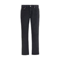 Saint Laurent Black Cotton Slim Fit Jeans