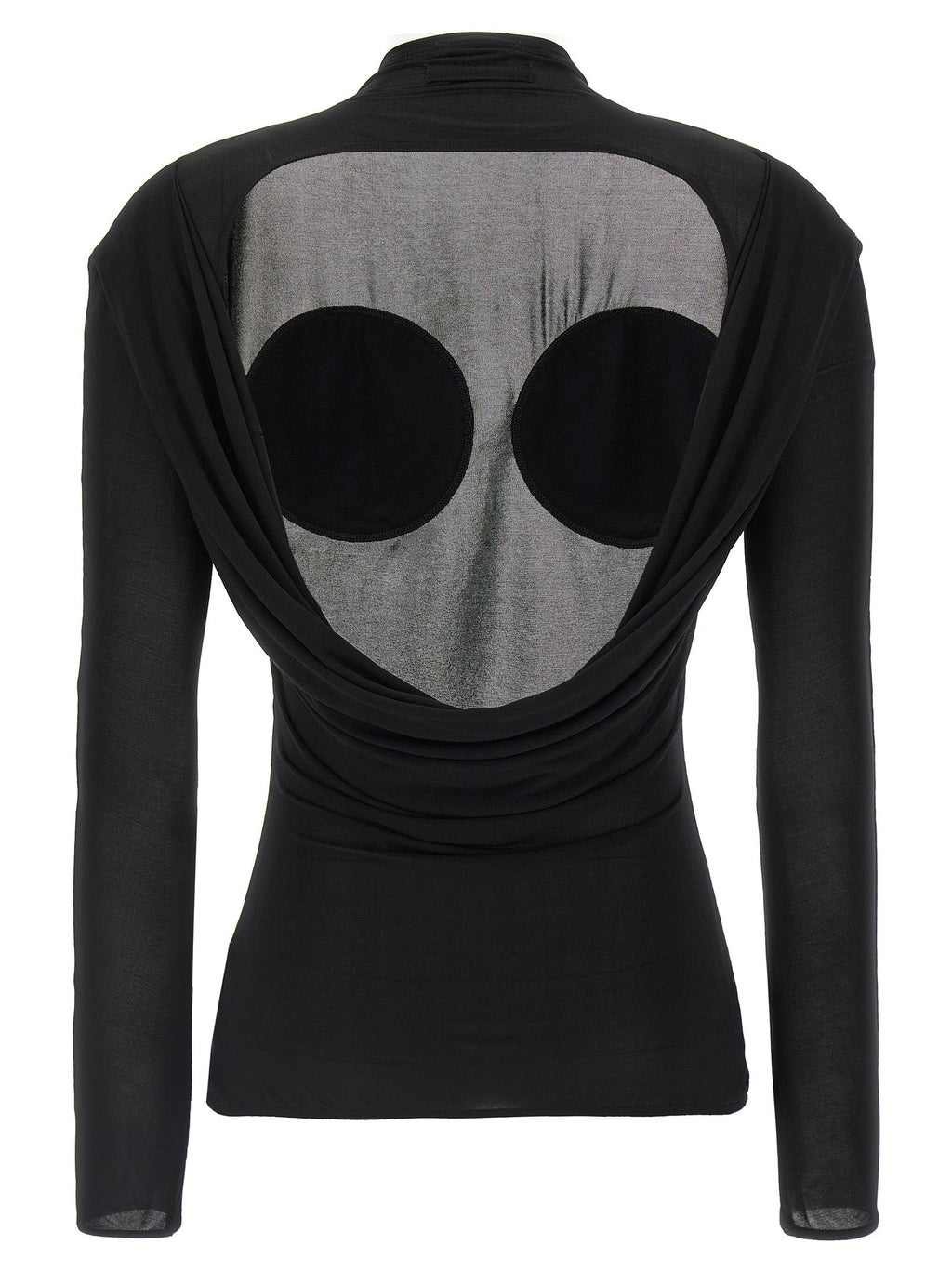 Jean Paul Gaultier Black Viscose Cardigan