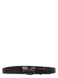 Diesel Black Other Fibres Regular Belt