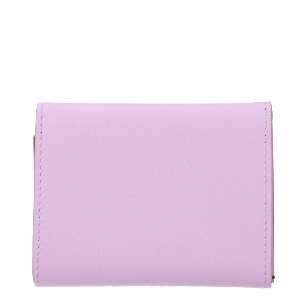 Jil Sander Pink Leather Wallet