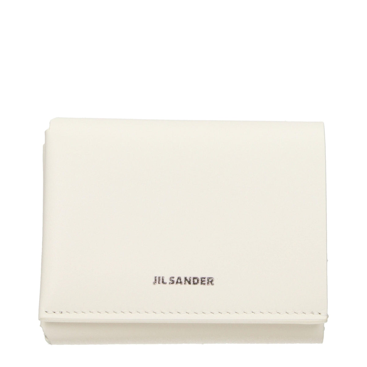 Jil Sander Beige Leather Wallet