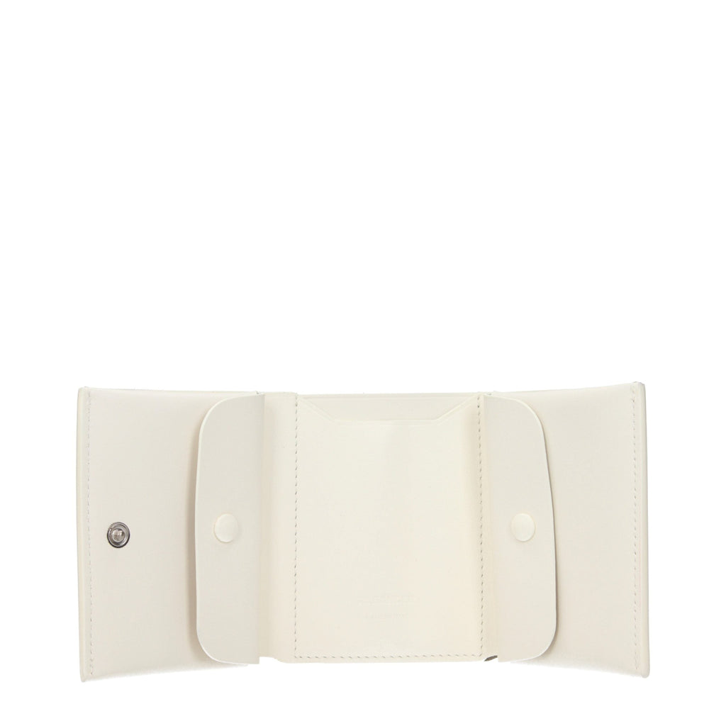 Jil Sander Beige Leather Wallet