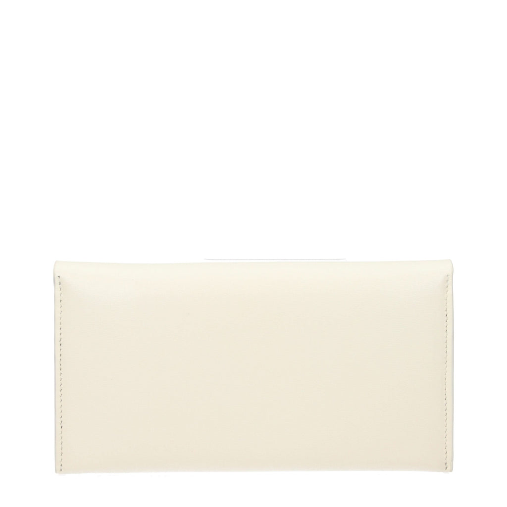 Jil Sander Beige Leather Wallet