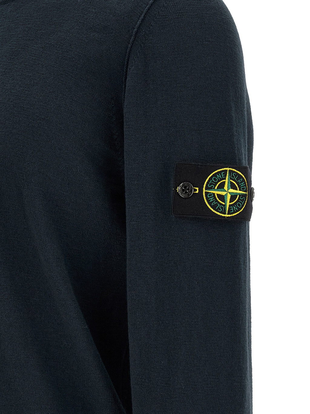 Stone Island Blue Cotton Cardigan