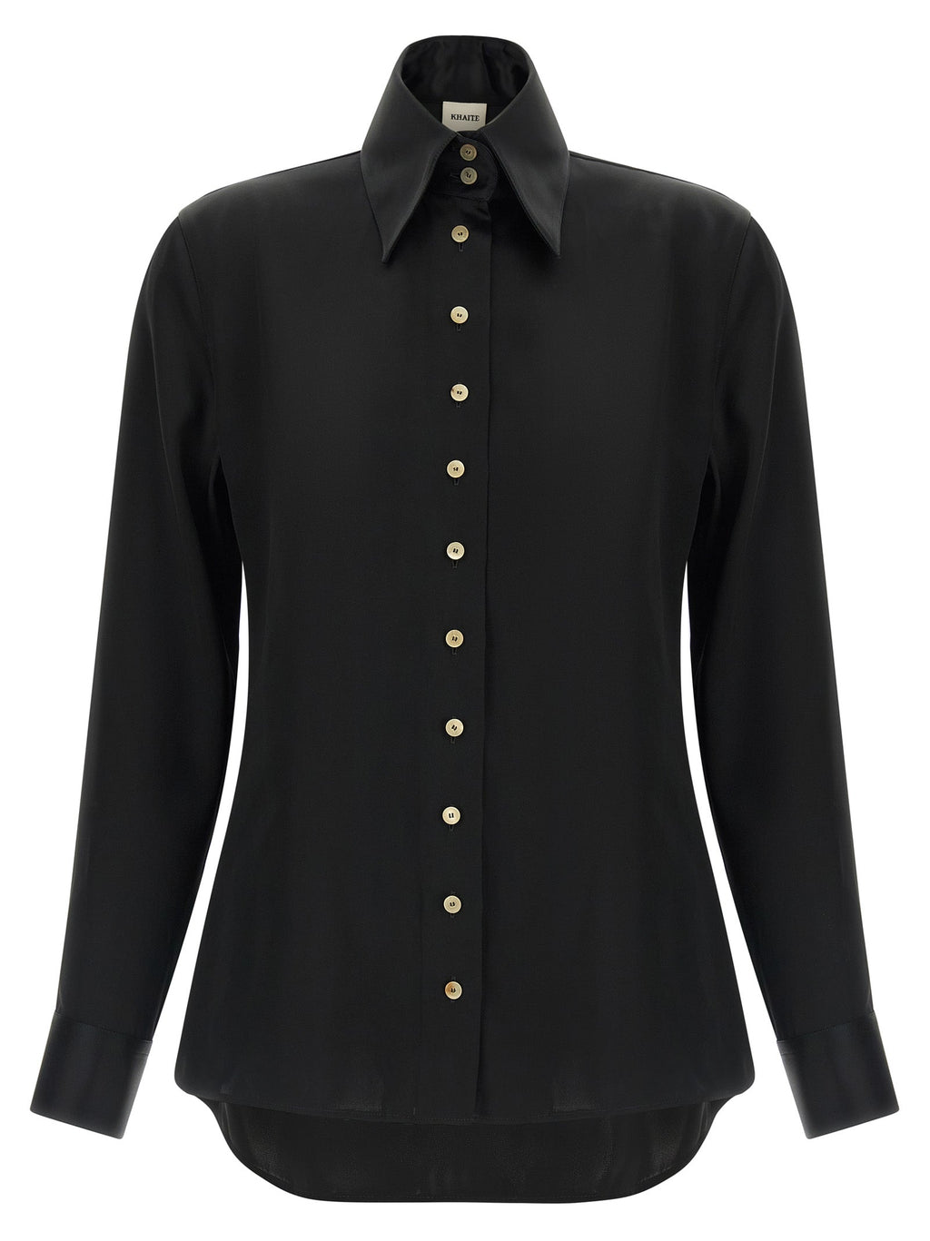 Khaite Black Acetate Blouse