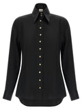 Khaite Black Acetate Blouse