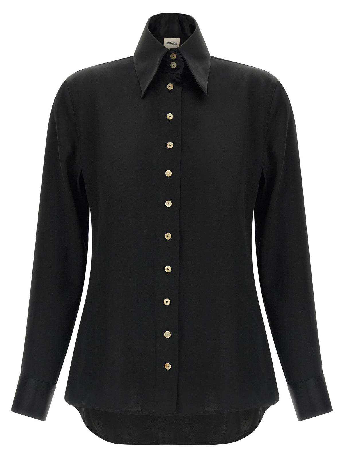 Khaite Black Acetate Blouse