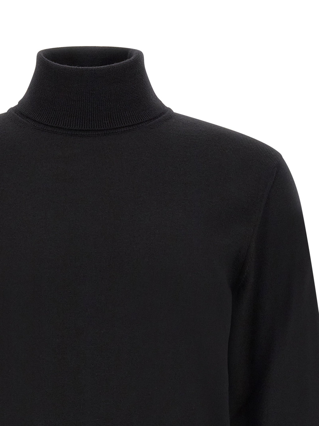 ZANONE Black Virgin Wool Cardigan