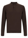 ZANONE Brown Virgin Wool Cardigan