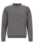 ZANONE Gray Virgin Wool Cardigan