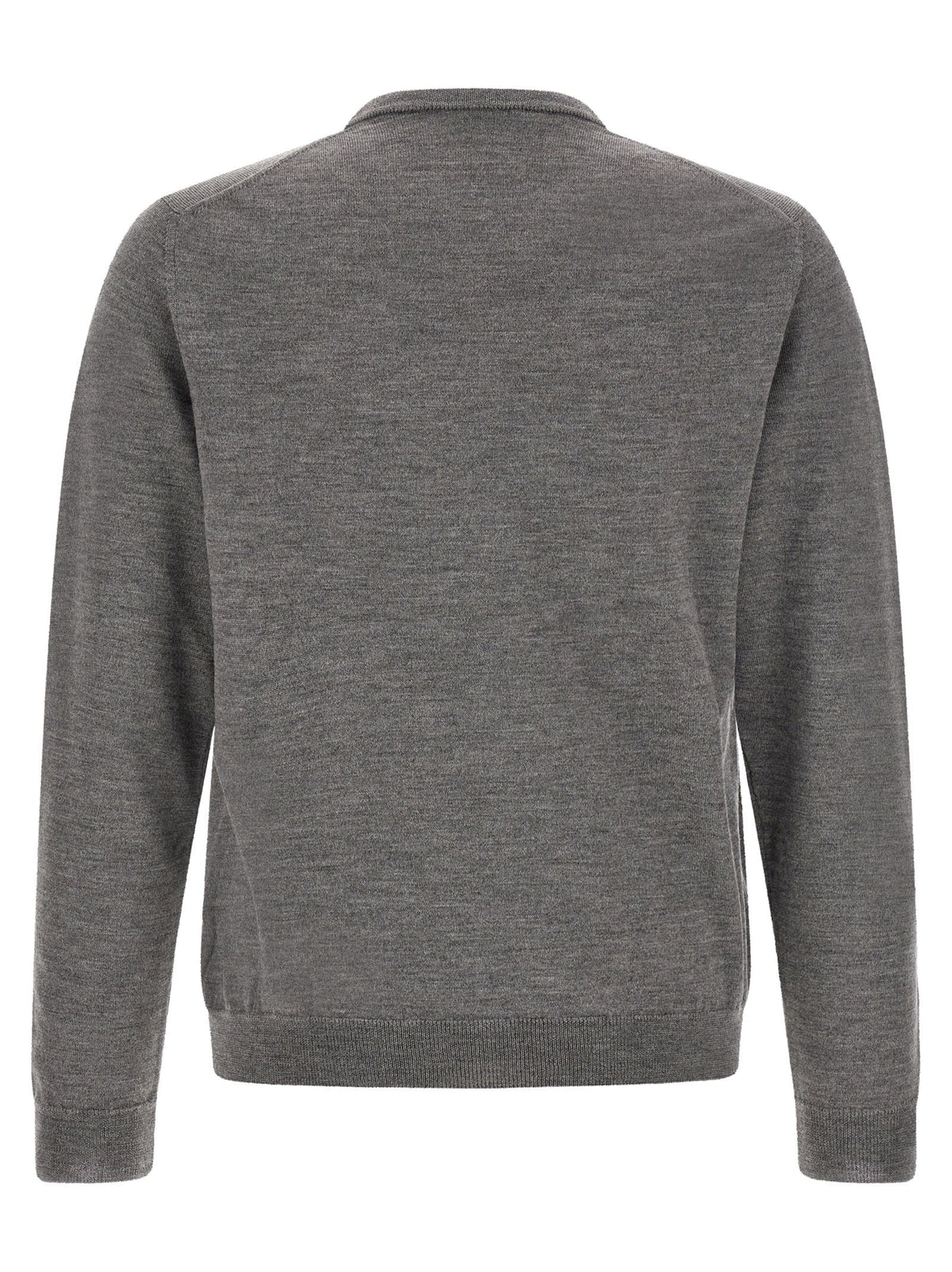 ZANONE Gray Virgin Wool Cardigan