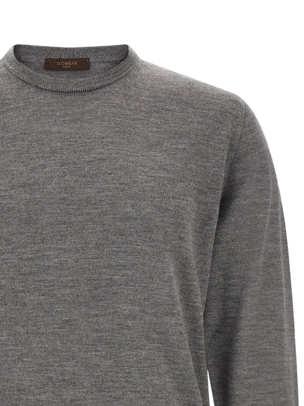 ZANONE Gray Virgin Wool Cardigan
