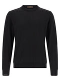 ZANONE Black Virgin Wool Cardigan