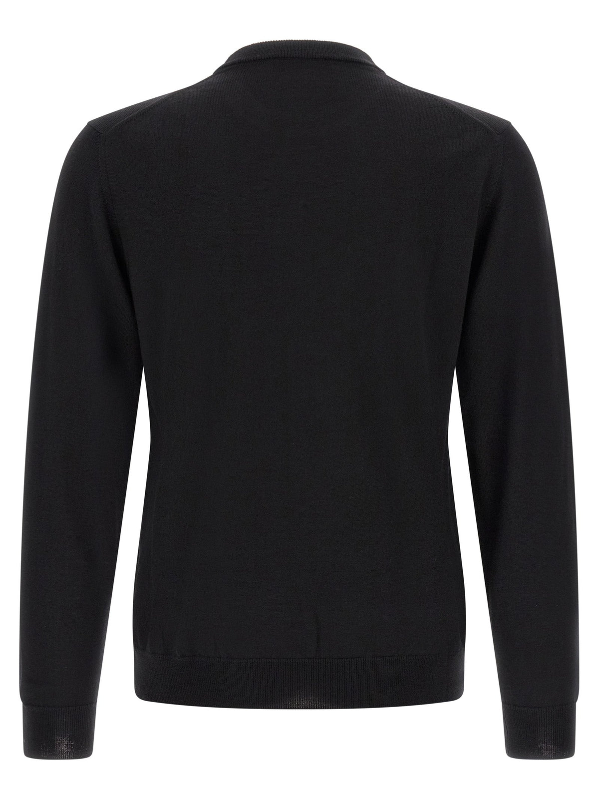 ZANONE Black Virgin Wool Cardigan