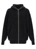 Rick Owens Black Marabou Sweatshirt