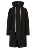 Rick Owens Black Cotton Parka