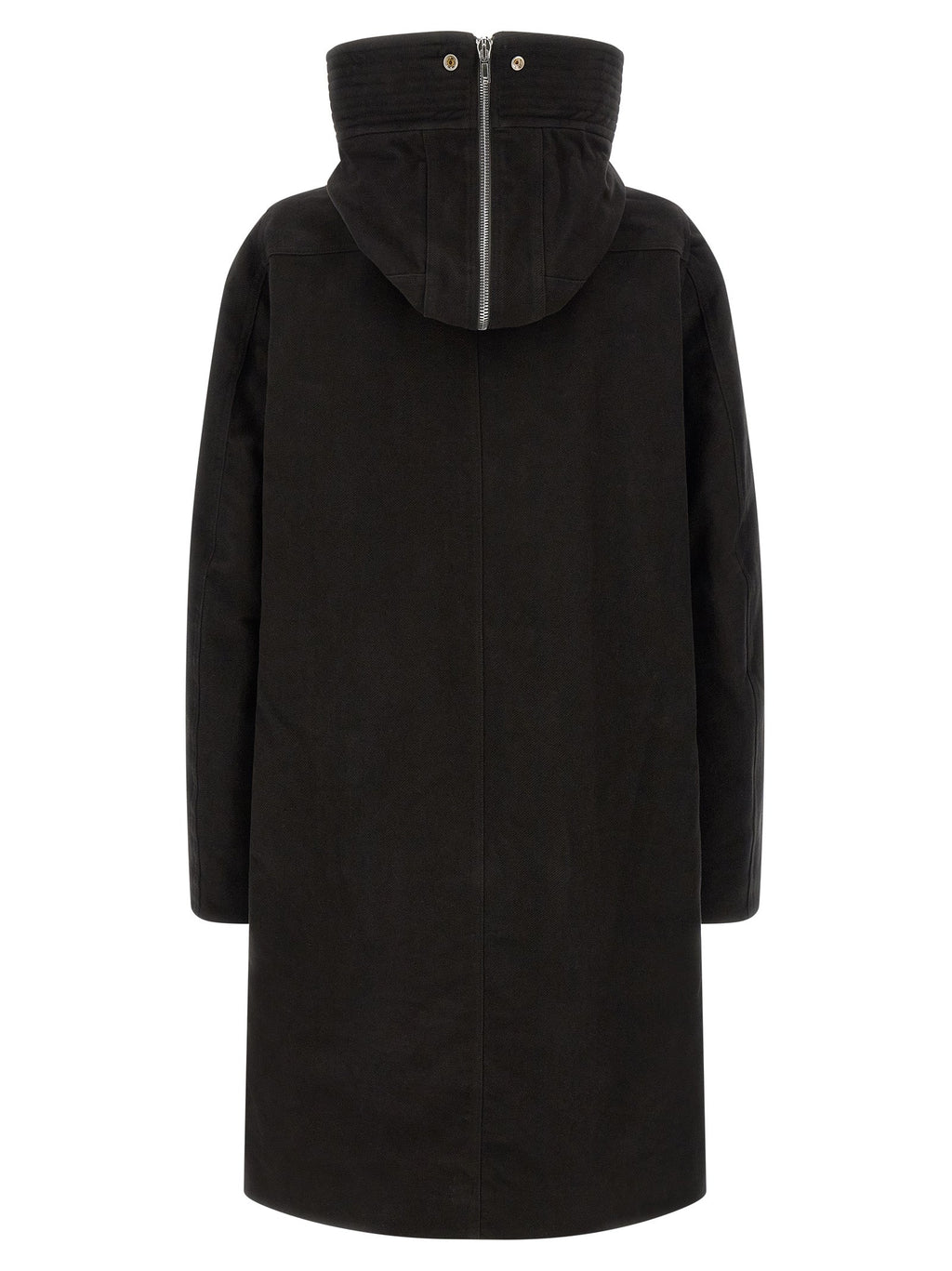 Rick Owens Black Cotton Parka
