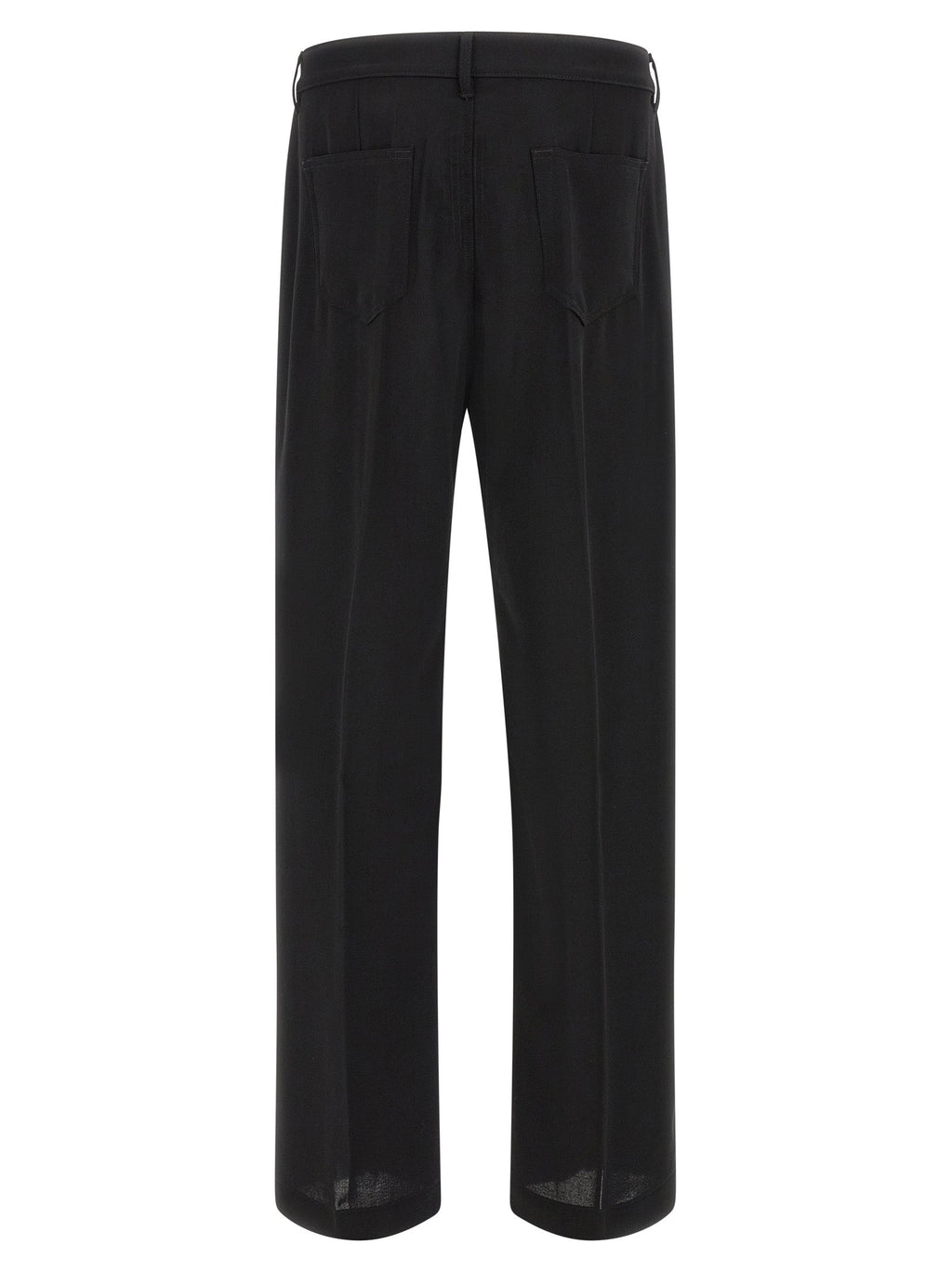 Rick Owens Black Cotton Relaxed Fit Jeans