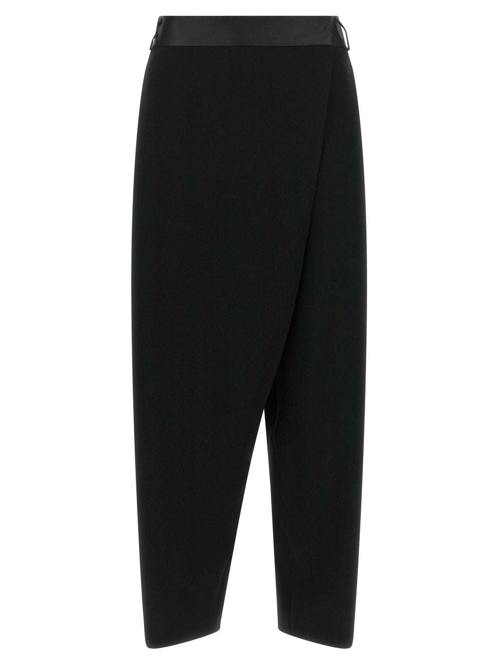 Alberto Biani Black Triacetate Dress Pants