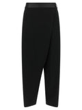 Alberto Biani Black Triacetate Dress Pants