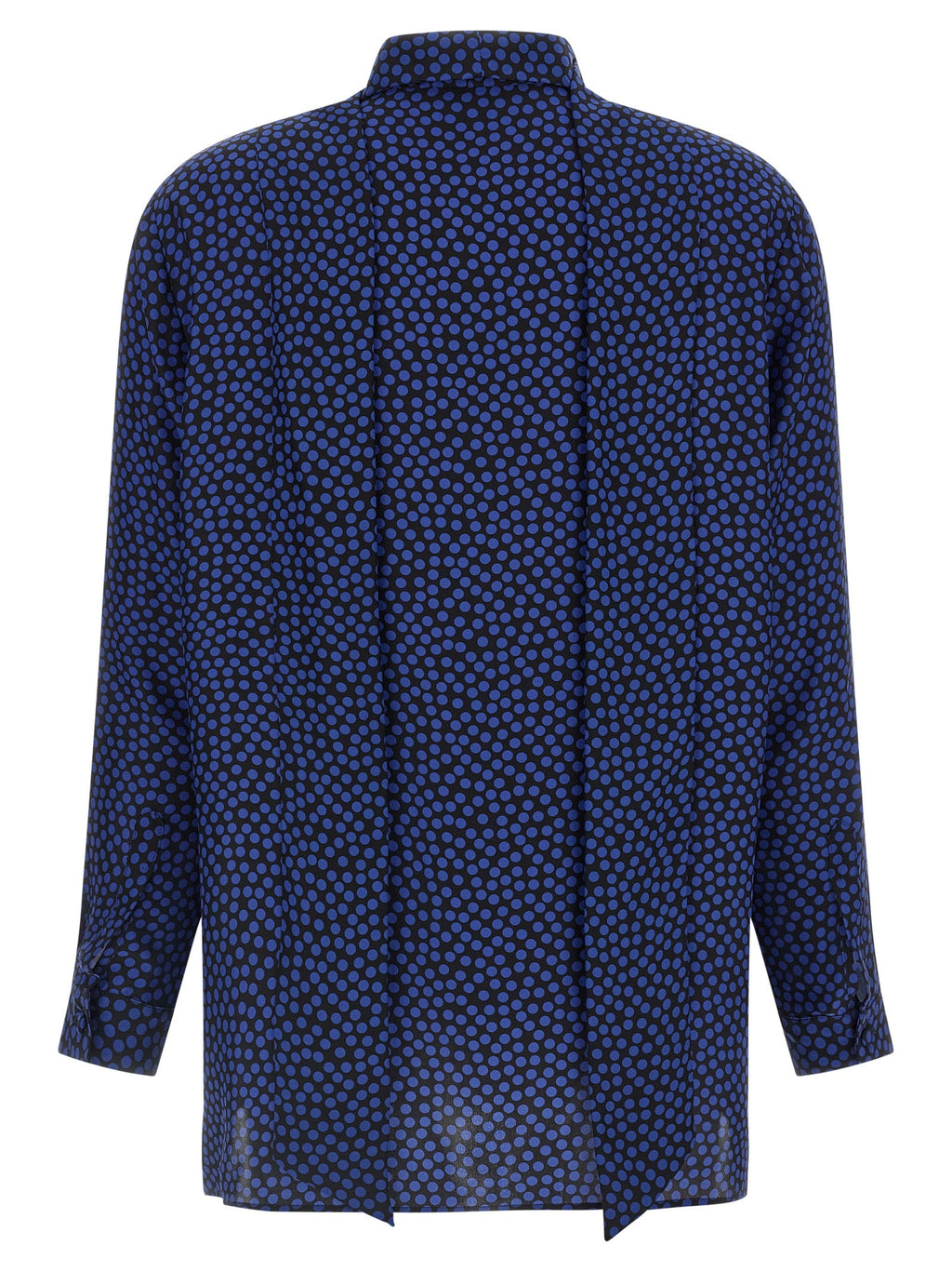 Gianluca Capannolo Blue Silk Blouse