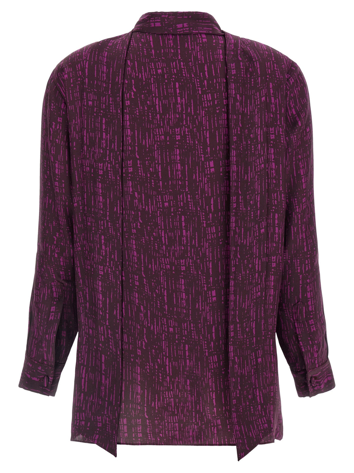 Gianluca Capannolo Purple Silk Blouse
