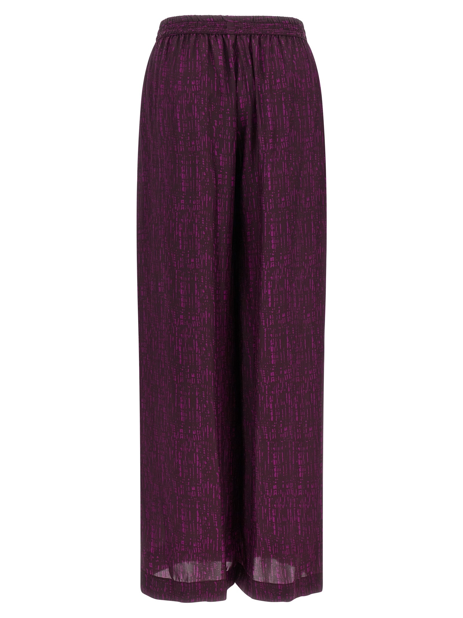 Gianluca Capannolo Purple Viscose Casual Pants