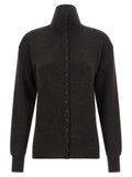 Lemaire Brown Wool Cardigan