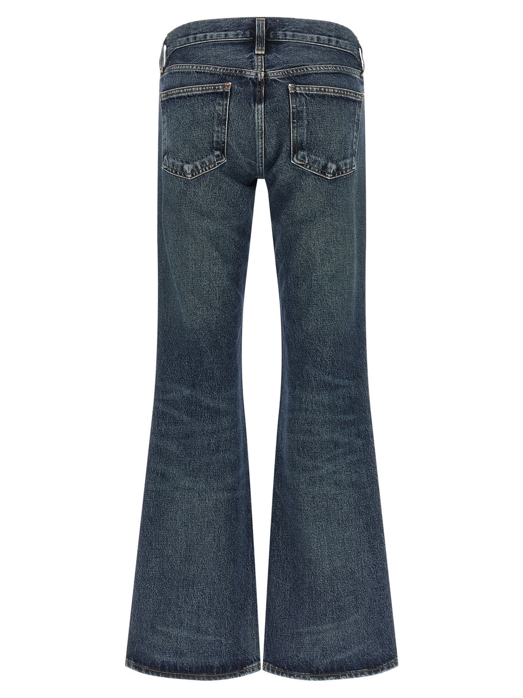 Agolde Blue Cotton Bootcut Jeans