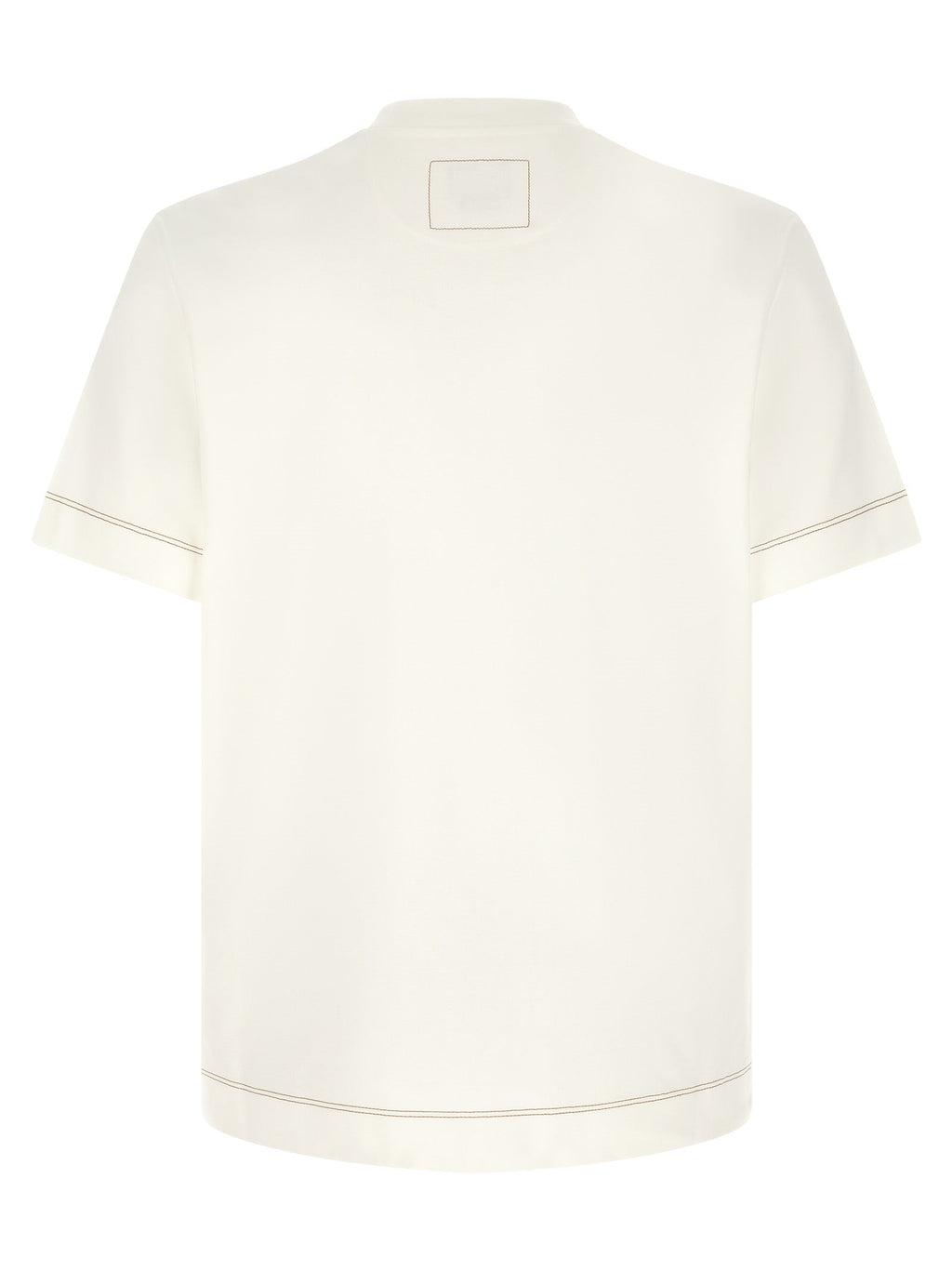 Fendi White Cotton T-Shirt