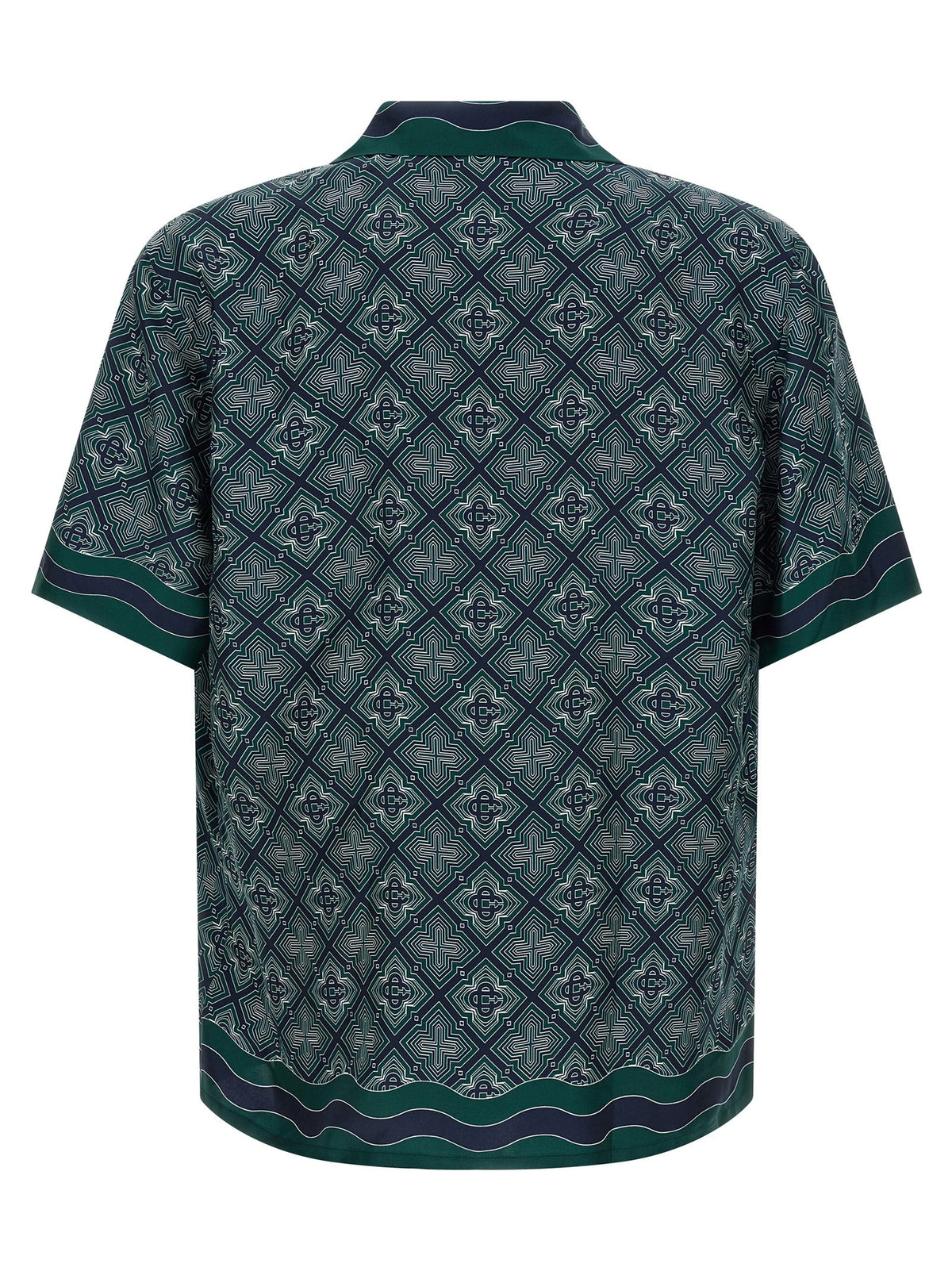 Casablanca Bicolor Silk Blouse