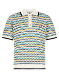 Casablanca Multicolor Cotton Polo Shirt