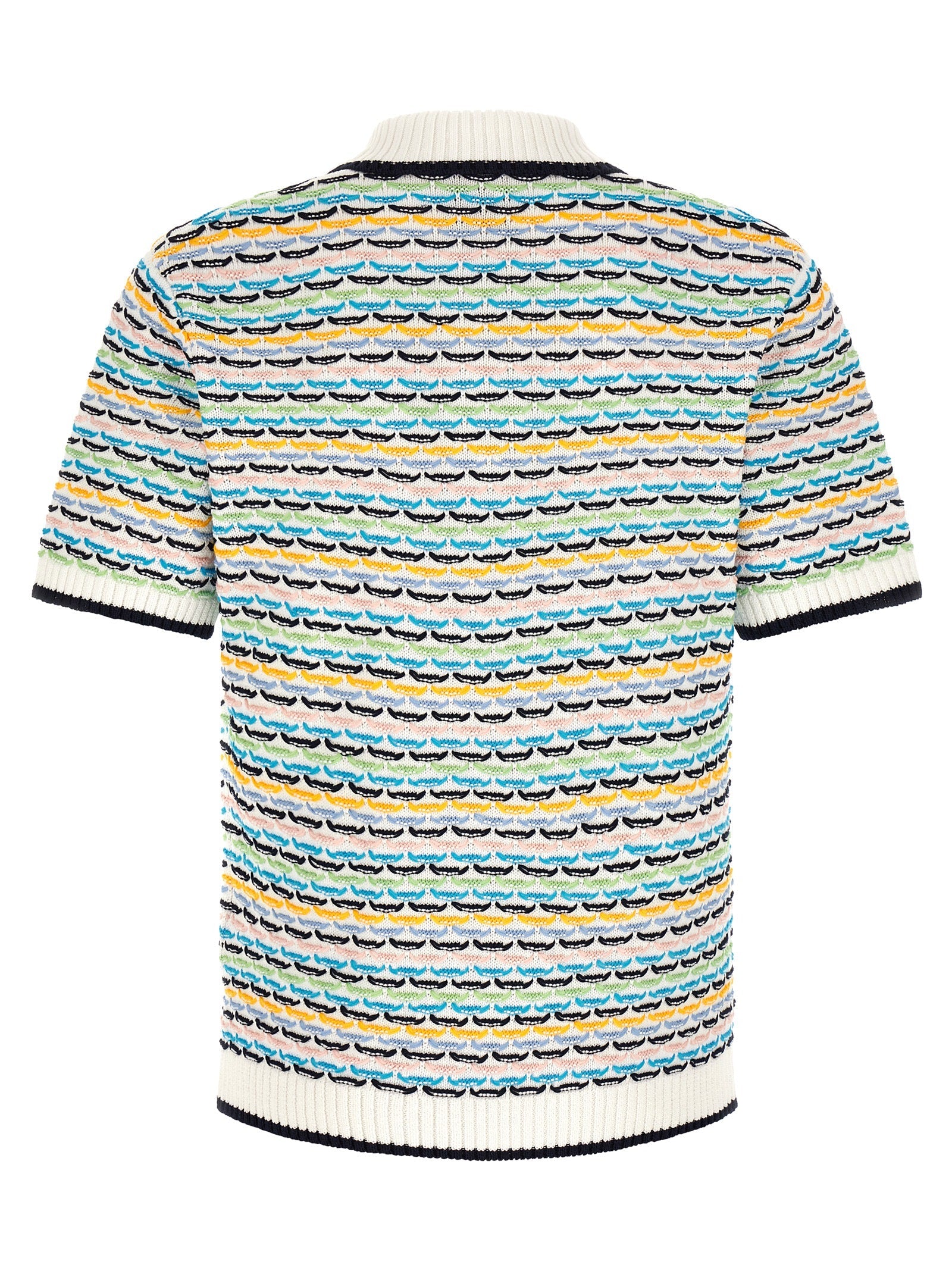 Casablanca Multicolor Cotton Polo Shirt