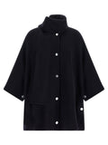 PINKO Blue Wool Coat