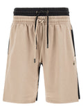 Off-White Multicolor Cotton Bermuda Shorts