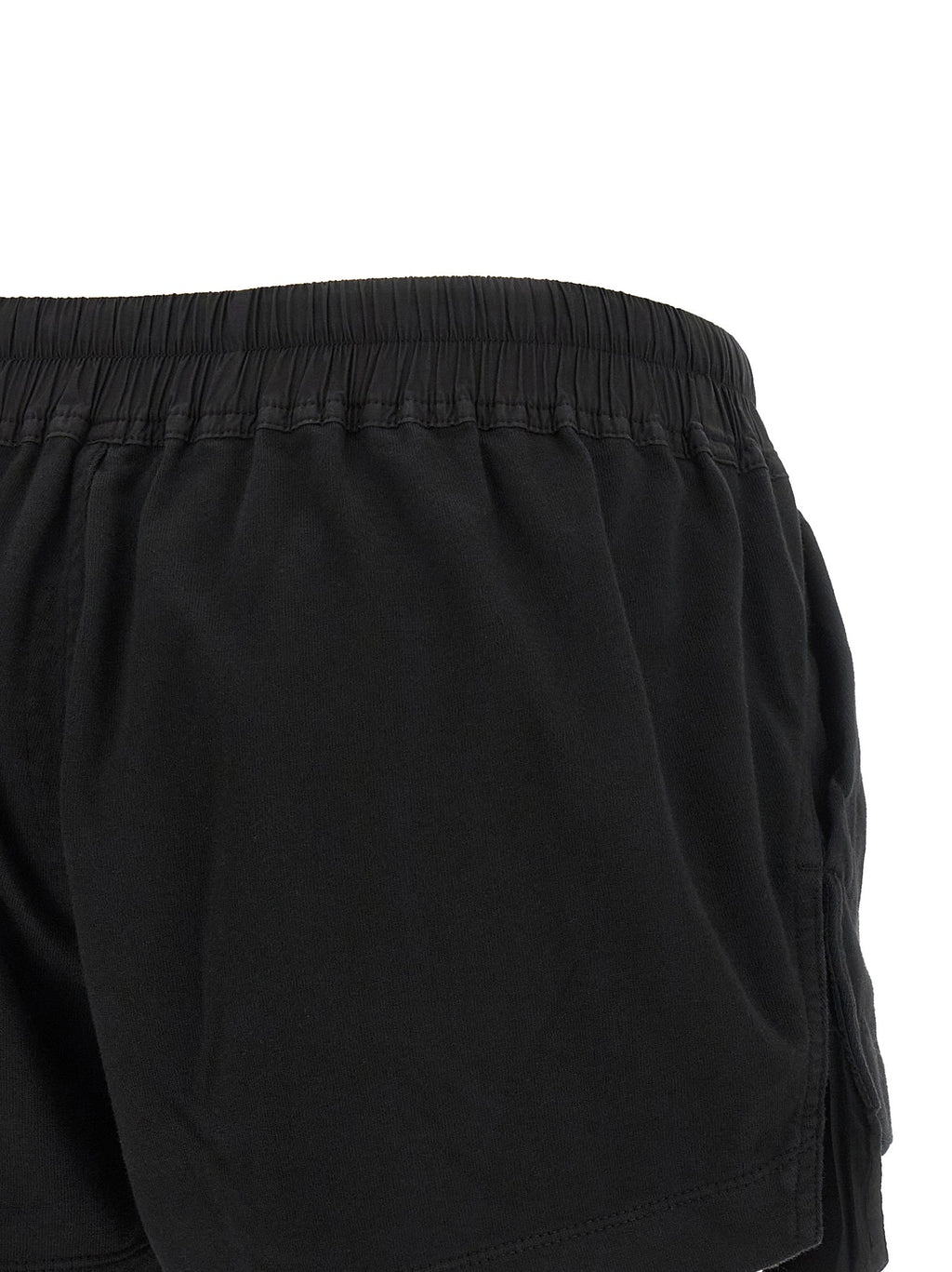 DRKSHDW Black Cotton Bermuda Shorts