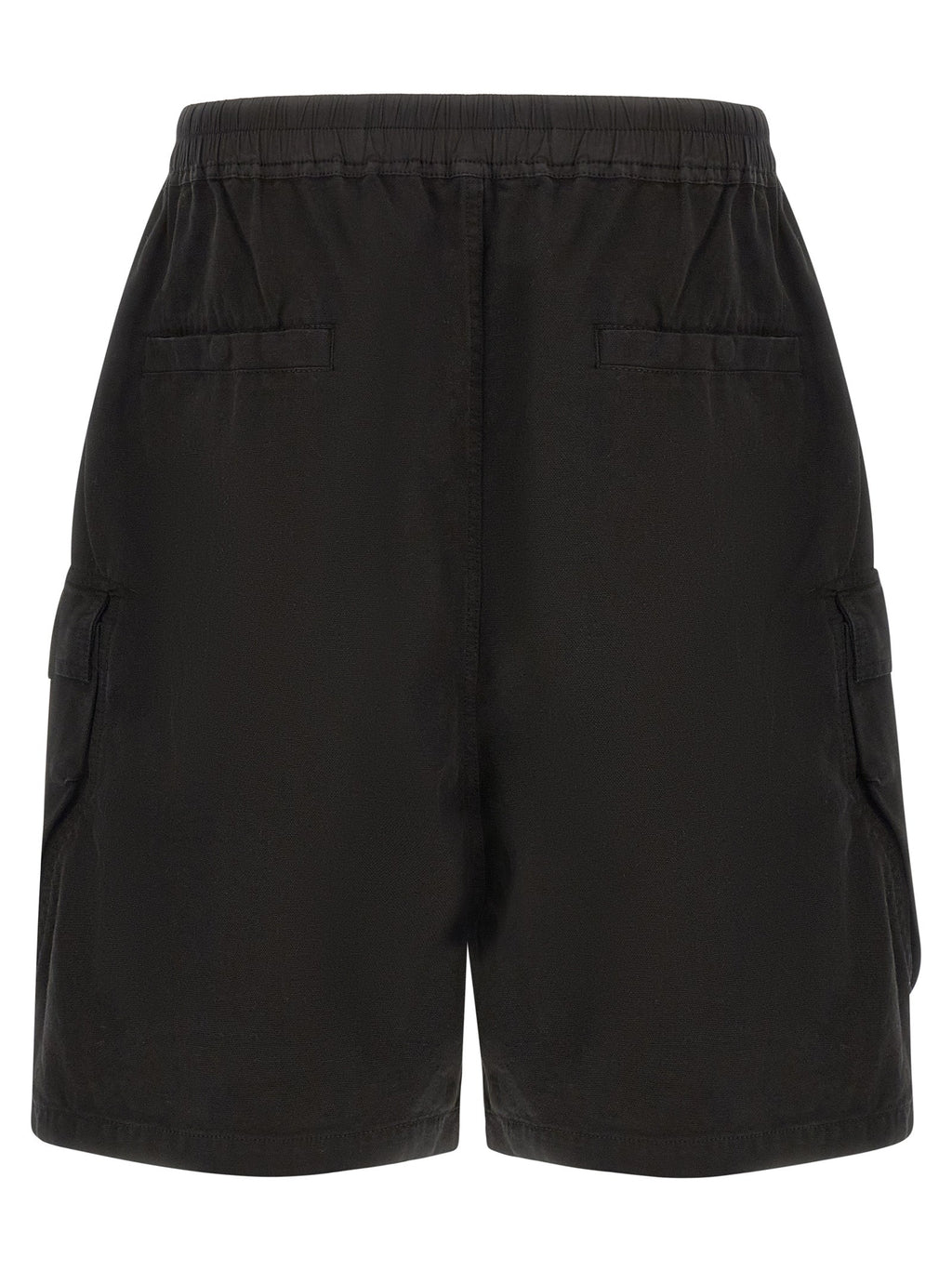 DRKSHDW Black Cotton Bermuda Shorts