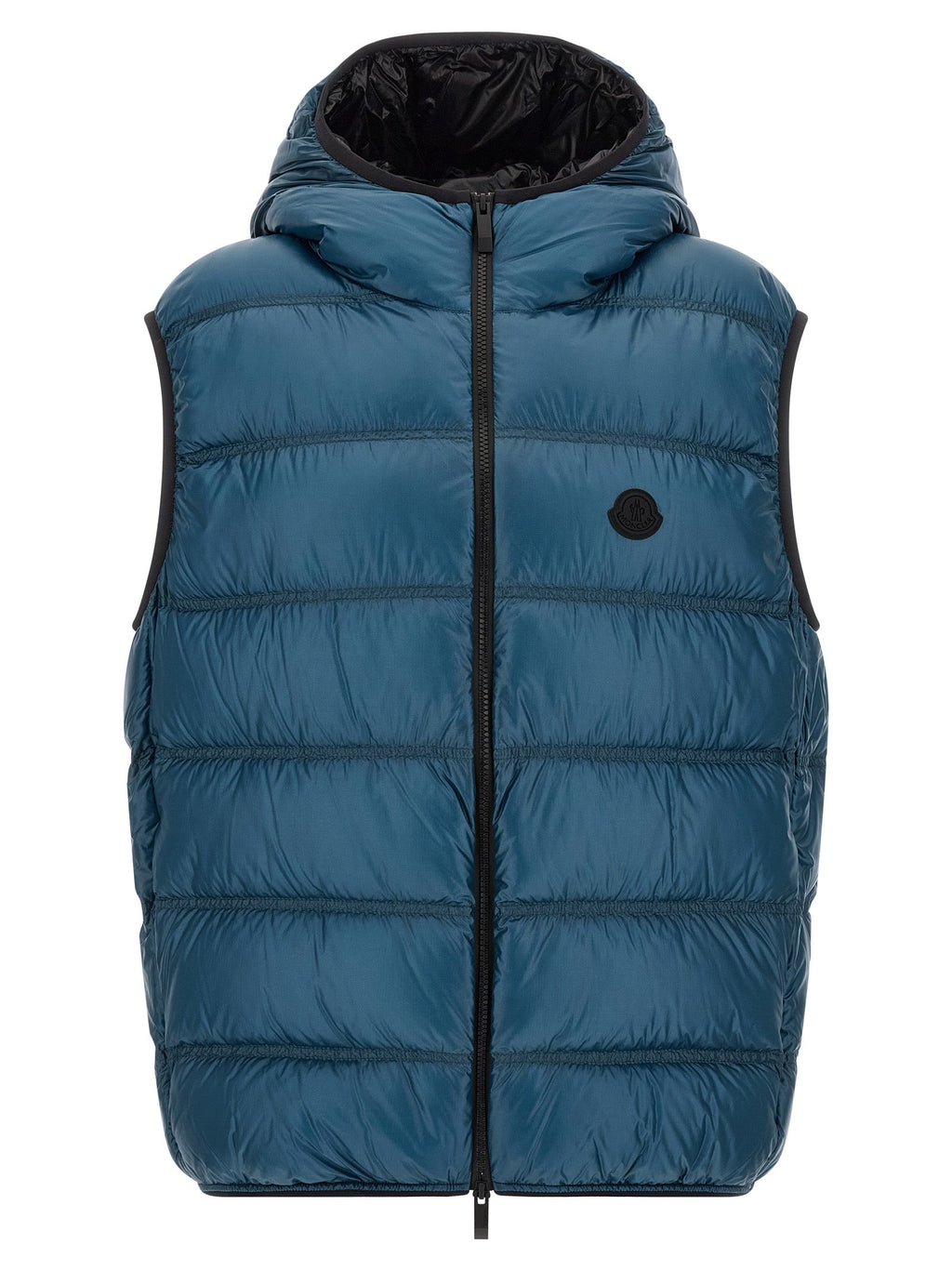 Moncler Blue Polyamide Full-Length Jacket