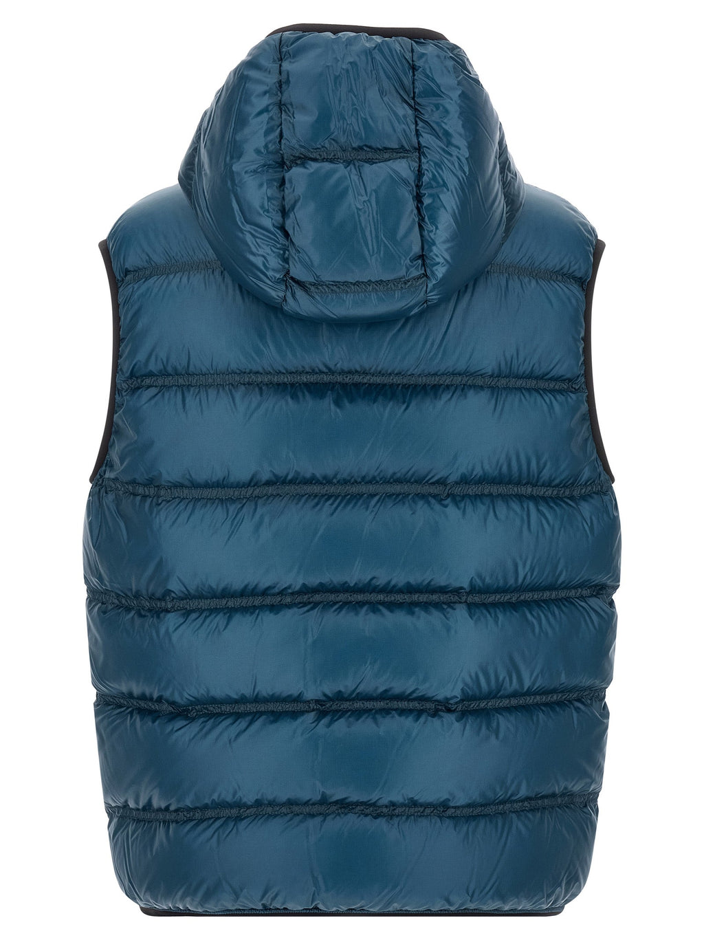 Moncler Blue Polyamide Full-Length Jacket