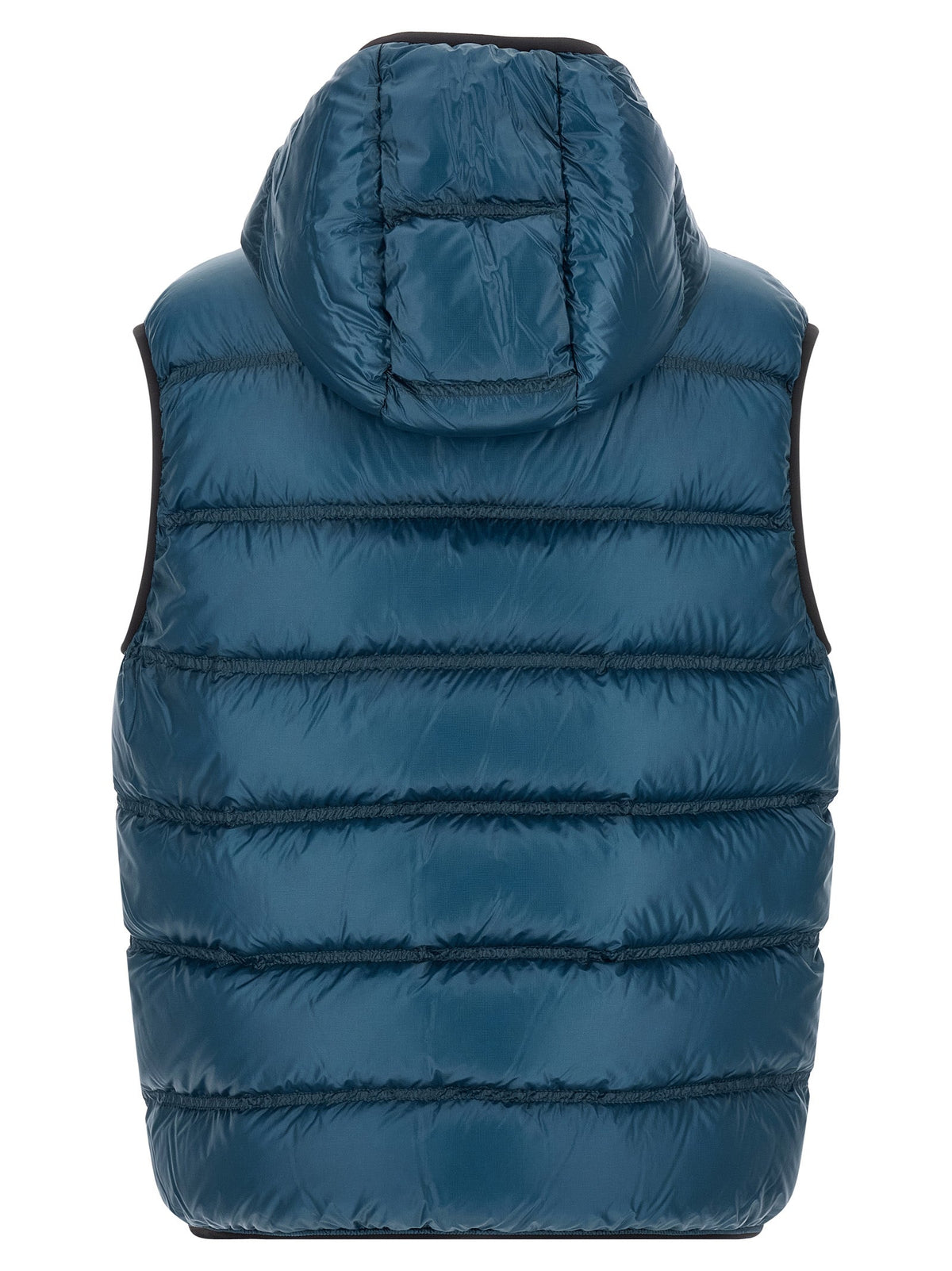Moncler Blue Polyamide Full-Length Jacket