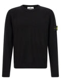 Stone Island Black Virgin Wool Cardigan