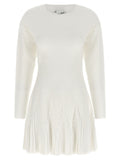 Elisabetta Franchi White Viscose Short Dress