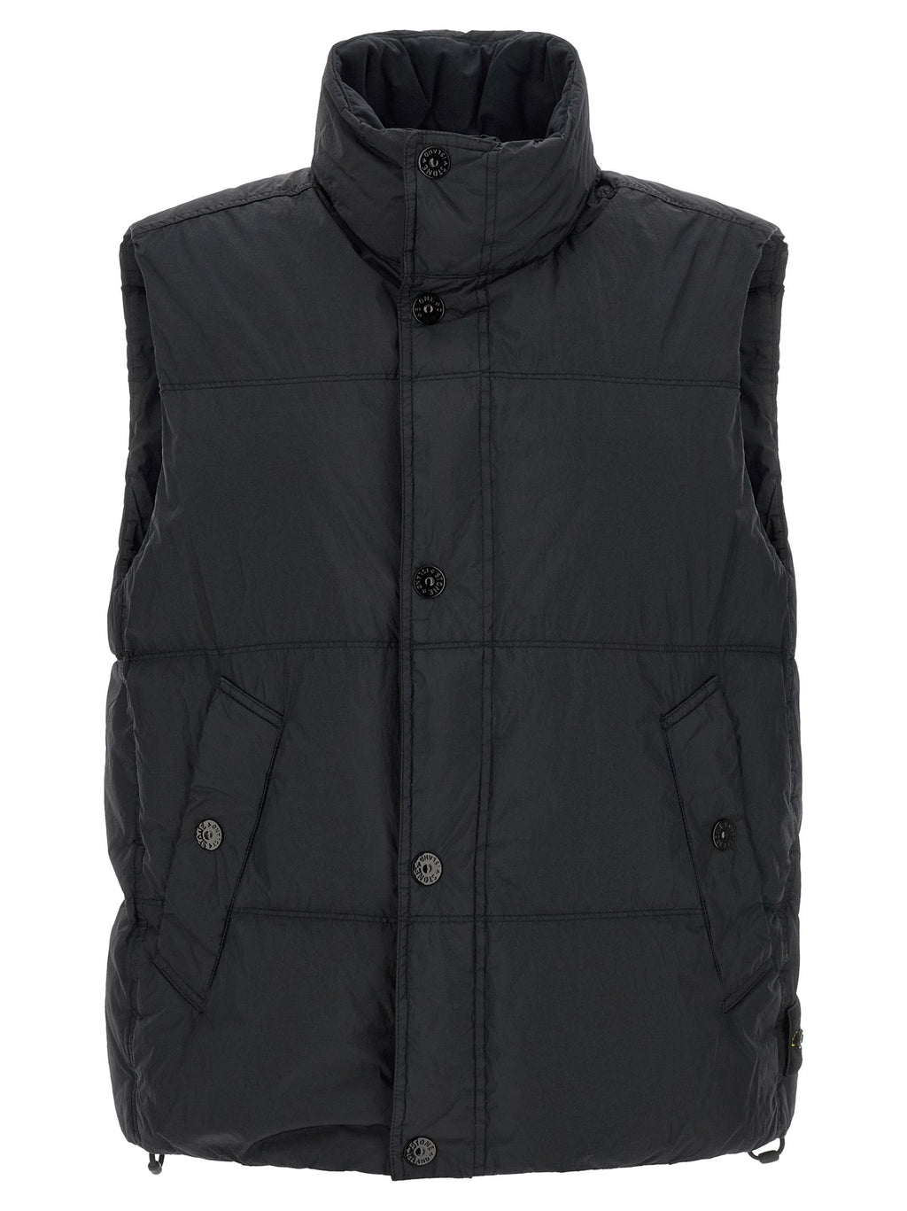 Stone Island Blue Polyamide Sleeveless Jacket