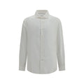 Brunello Cucinelli White Cotton Dress Shirt