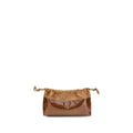 Pierre Hardy Brown Calf Leather Bos Taurus Clutch Bag