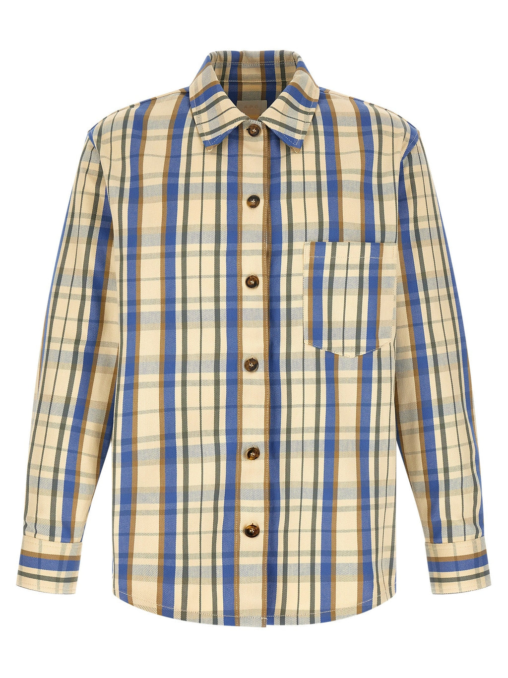 A.P.C. Bicolor Cotton Blouse