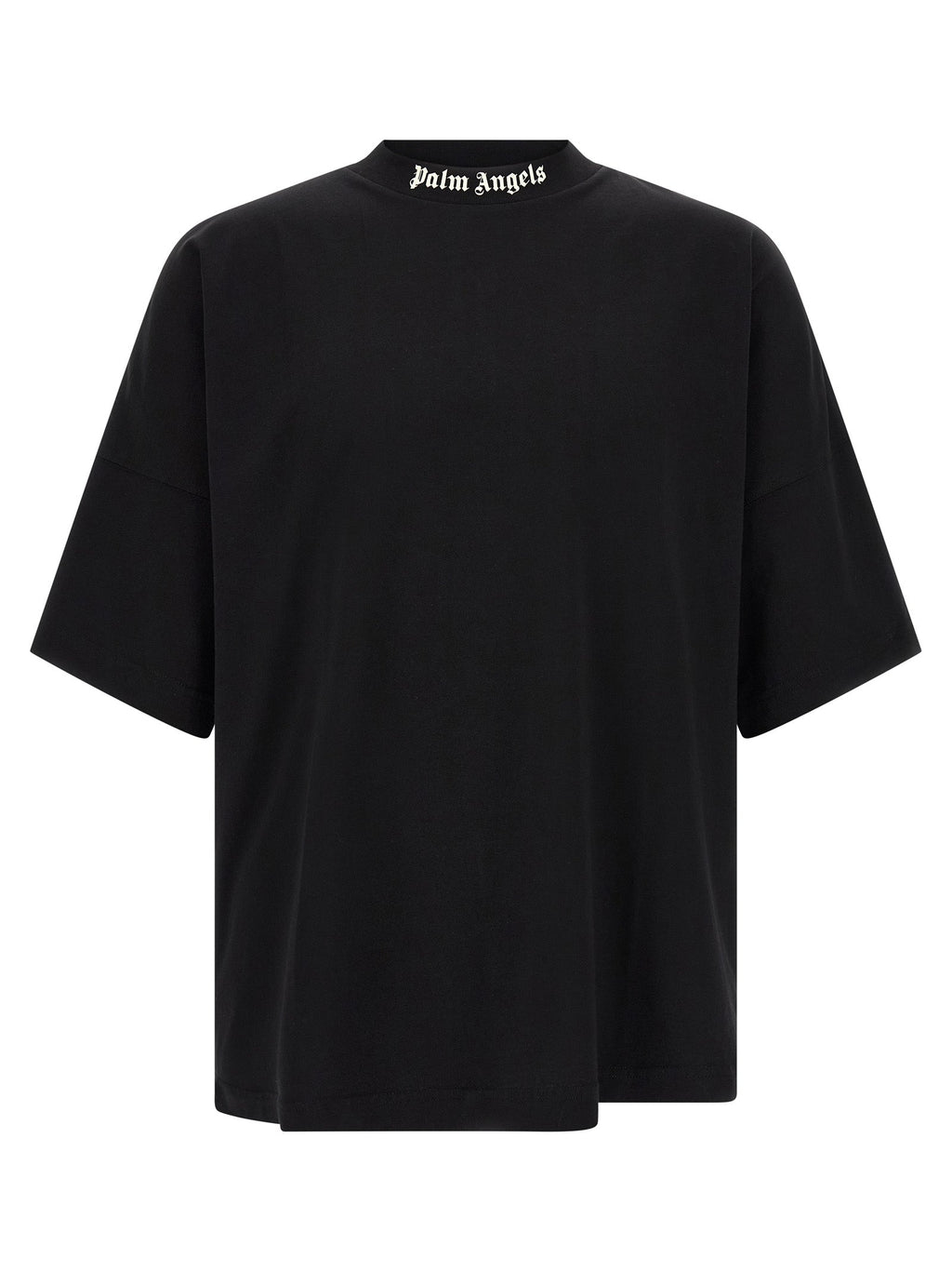 Palm Angels Black Cotton T-Shirt