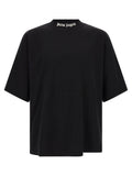 Palm Angels Black Cotton T-Shirt